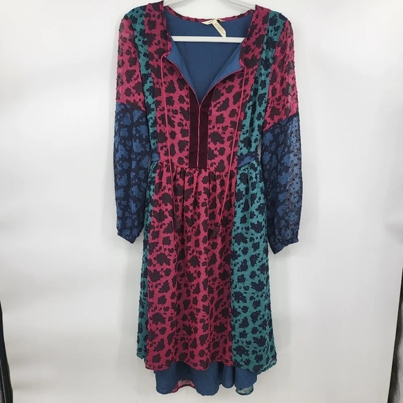 Matilda Jane The Little Party Dress High Low Long Sleeves Velvet & Tassel Small - Picture 2 of 14